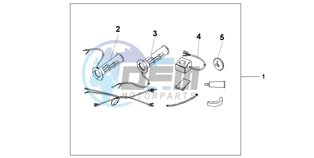 GRIP HEATER SS/ON-OF