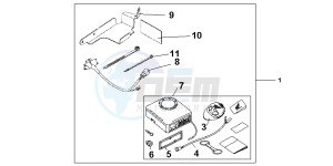 SH125B drawing G,KIT SECURI TY SY