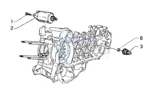 X9 125 SL drawing Electric starter