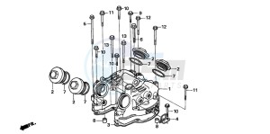 FMX650 FMX650 drawing CYLINDER HEAD COVER