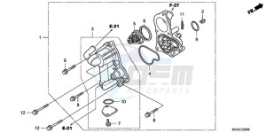 GL18009 Australia - (U / AB NAV) drawing WATER PUMP