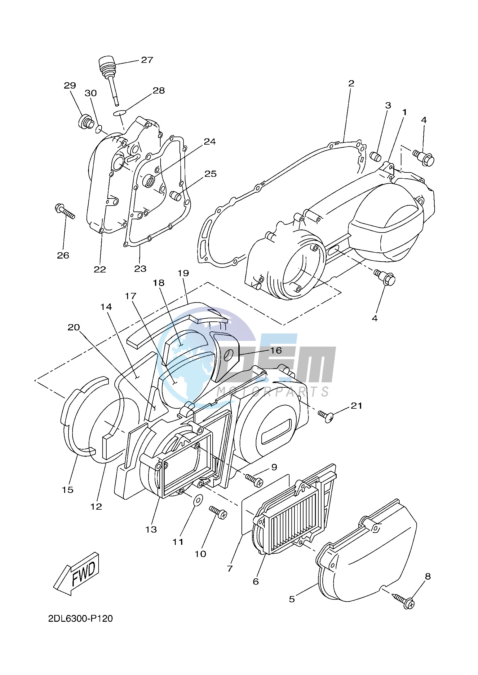 CRANKCASE COVER 1