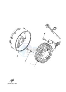 YFM700FWBD KODIAK 700 EPS (BGF8) drawing GENERATOR