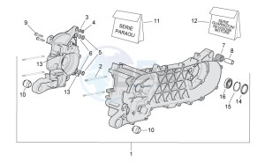 Mojito custom 50 2t (eng. piaggio) drawing Crankcase