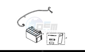 ORBIT II 50 (45 KM/H) (AE05W8-EU) (L8-M0) drawing BATTERY TOOL BOX