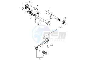 XT E 600 drawing SHIFT SHAFT