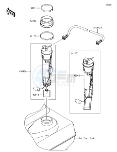 JET_SKI_ULTRA_310R JT1500NFF EU drawing Fuel Pump