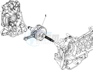 GT 250 ie 60 deg (Euro 3) drawing Crankshaft