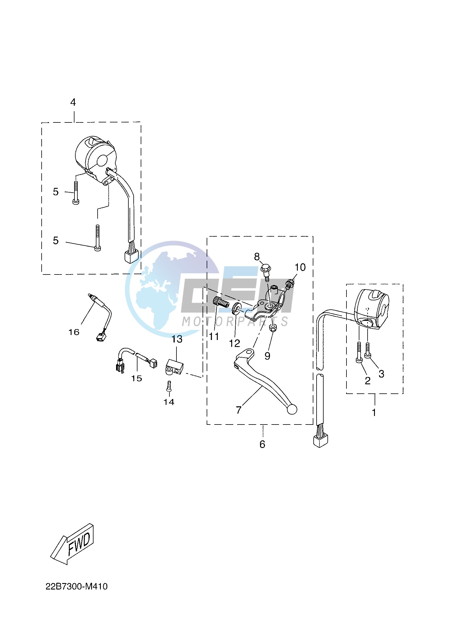 HANDLE SWITCH & LEVER