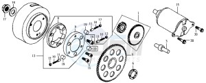 JOYRIDE 125 drawing STARTER CLUTCH