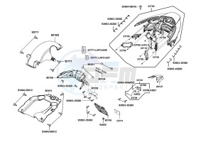 XCITING 400 drawing Light Tail