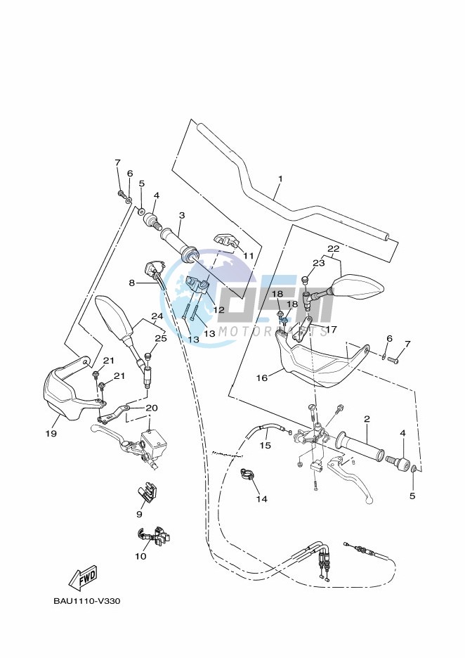 STEERING HANDLE & CABLE