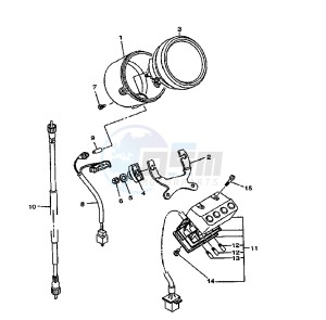 XV DX VIRAGO 535 drawing METER