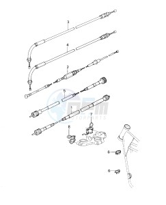 KZ 1000 E [SHAFT] (E1-E2) [SHAFT] drawing CABLES