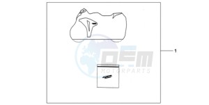 CBR1000RR9 Korea - (KO / MK) drawing INDOOR CYCLE COVER