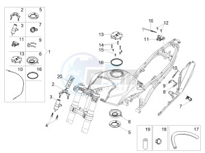 TUONO 125 4T E4 ABS (APAC) drawing Locks