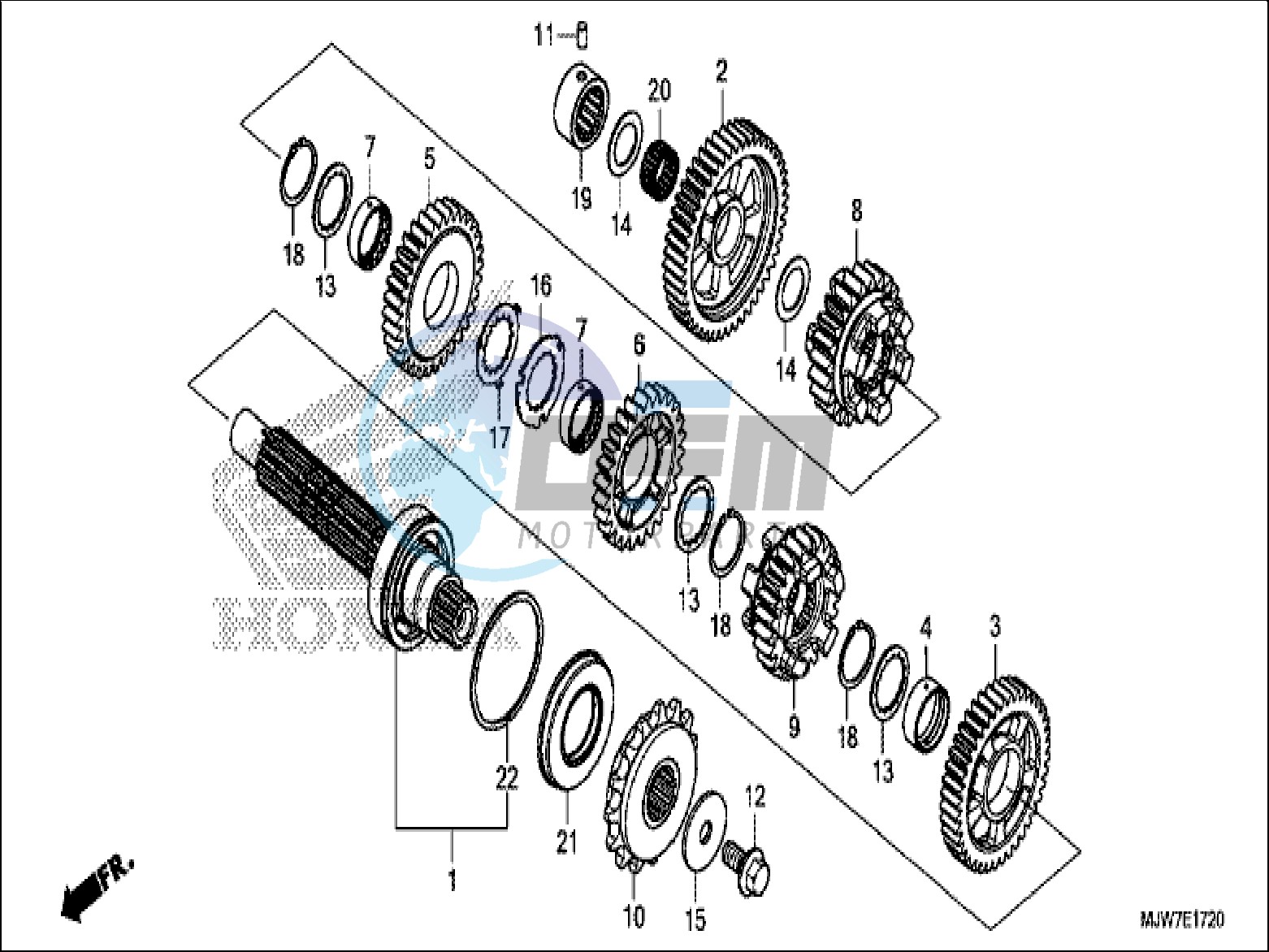 TRANSMISSION (COUNTERSHAFT)