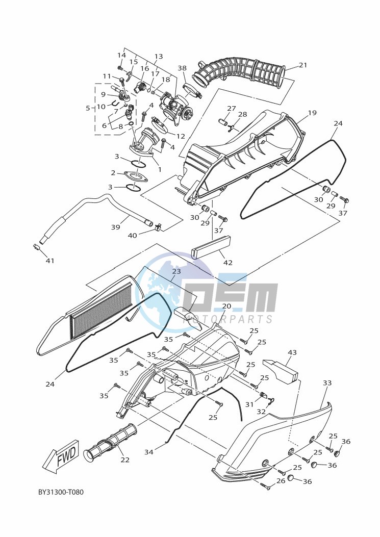 REAR BRAKE CALIPER