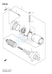 VZR1800 (E2) INTRUDER drawing STARTING MOTOR