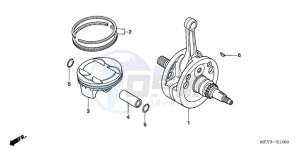 CRF450X9 U drawing CRANKSHAFT/PISTON