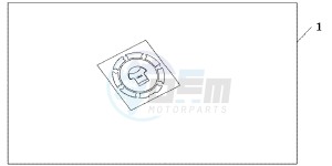 CBF1000FAB drawing FUEL FILLER PAD