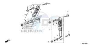 TRX90XH Europe Direct - (ED) drawing FRONT CUSHION