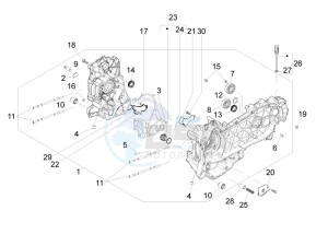 LX 125 4T ie E3 Touring drawing Crankcase