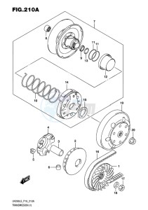 UH200 ABS BURGMAN EU drawing TRANSMISSION (1)