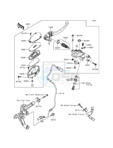 1400GTR ABS ZG1400EFF FR GB XX (EU ME A(FRICA) drawing Front Master Cylinder