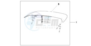 ST13009 UK - (E / MKH MME) drawing TOP BOX SPOILER COSMIC BLACK