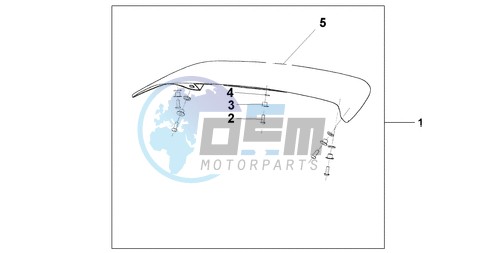 TOP BOX SPOILER COSMIC BLACK