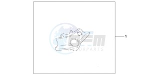 VFR8009 Australia - (U / MME) drawing TOP BRIDGE COVER