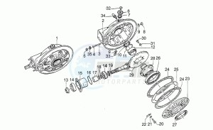 Strada 1000 drawing Rear bevel gear