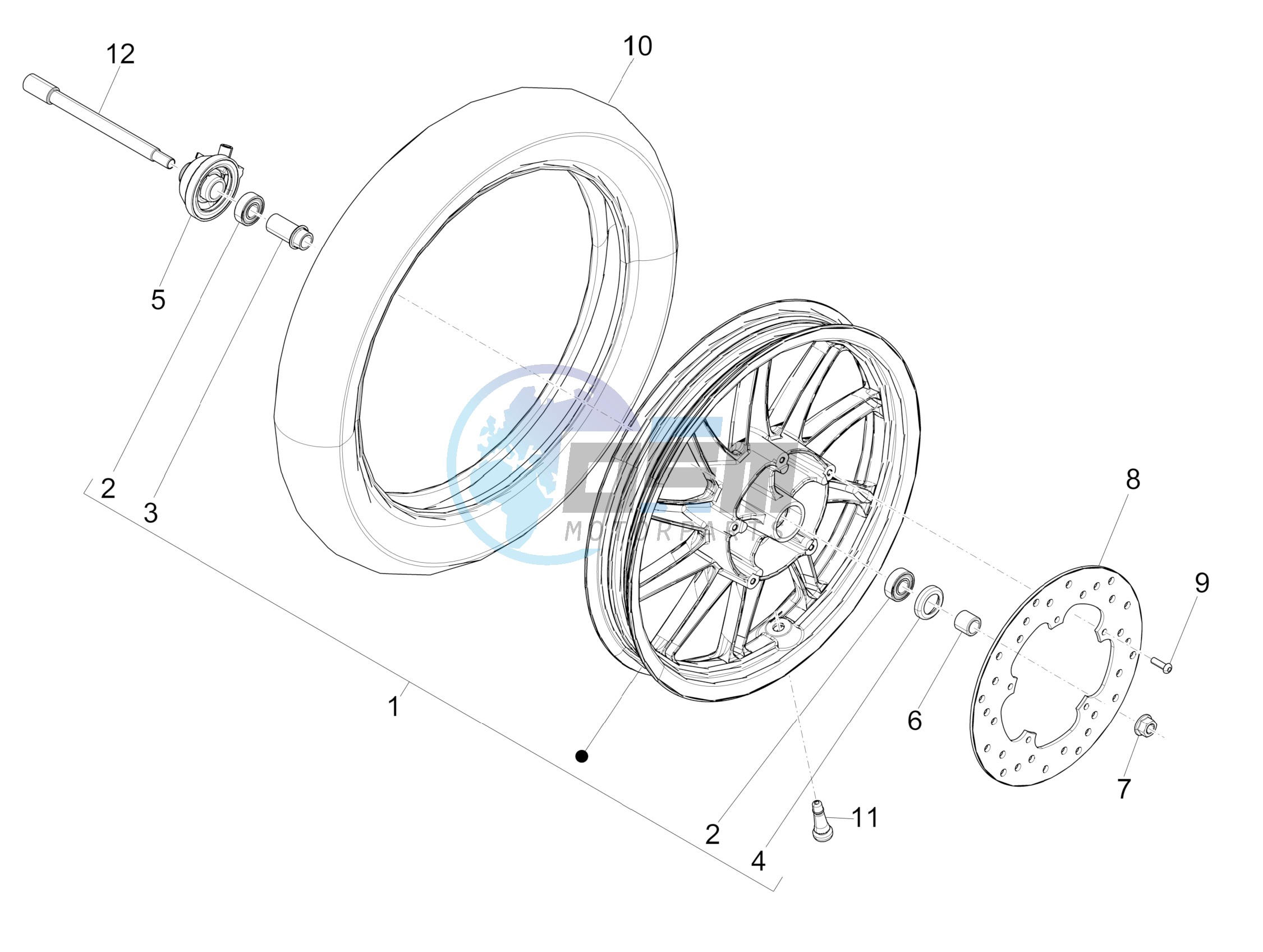 Front wheel