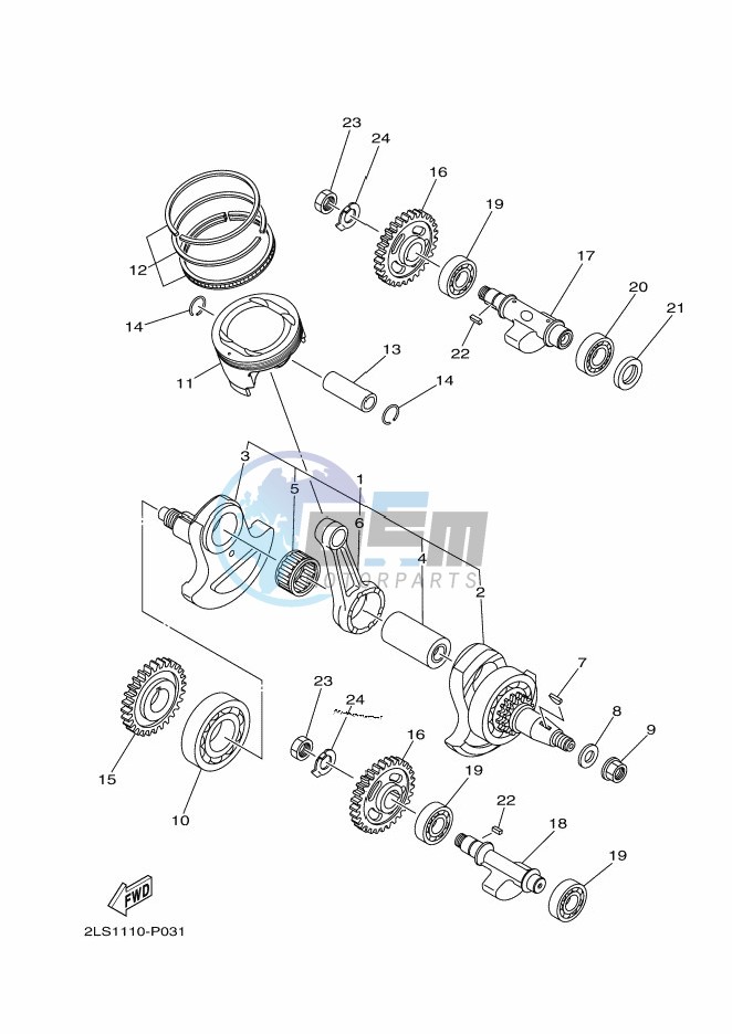 CRANKSHAFT & PISTON