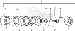 PX 150 E drawing Clutch