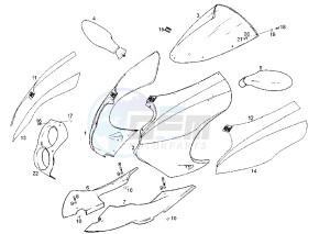 GPR REPLICA RACING - 50 cc drawing COWLING