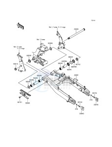 VULCAN S ABS EN650BGF XX (EU ME A(FRICA) drawing Swingarm