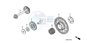 CBF600N9 UK - (E / MKH) drawing STARTING CLUTCH