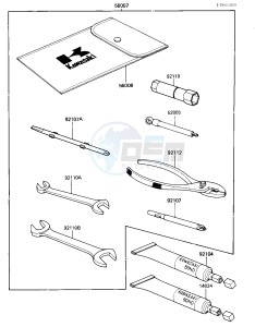 VN 700 A [LTD] (A1) [LTD] drawing OWNER TOOLS