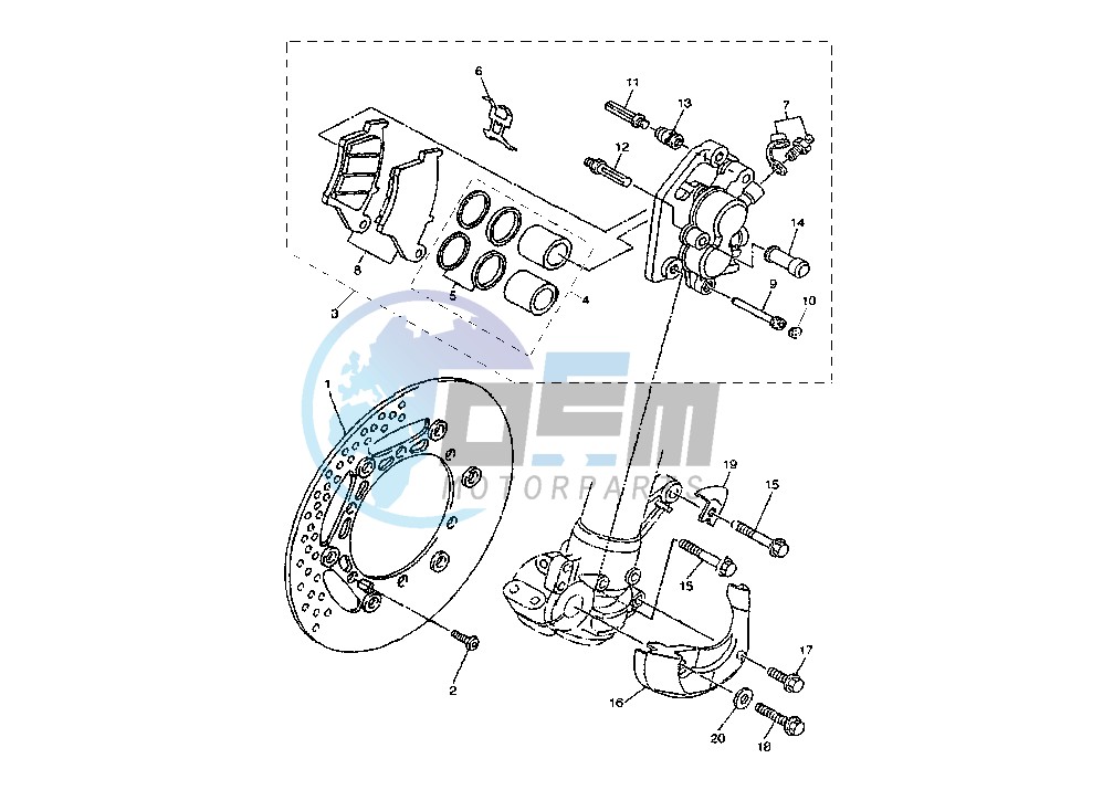 FRONT BRAKE CALIPER