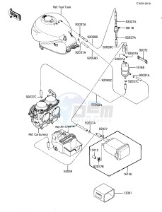 EX 250 E [NINJA 250R] (E1-E2) [NINJA 250R] drawing CANISTER