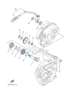 FZ8-S FZ8 FAZER 800 (4P2K 4P2L 4P2M) drawing STARTER