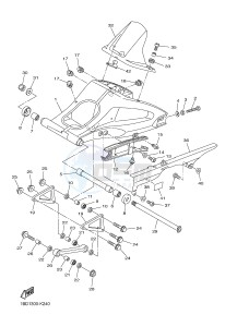 FZ8-SA FZ8 FAZER (ABS) 800 (1BD8 1BD9) drawing REAR ARM