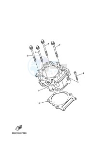 YFM700FWBD KODIAK 700 EPS (BGFB) drawing CYLINDER