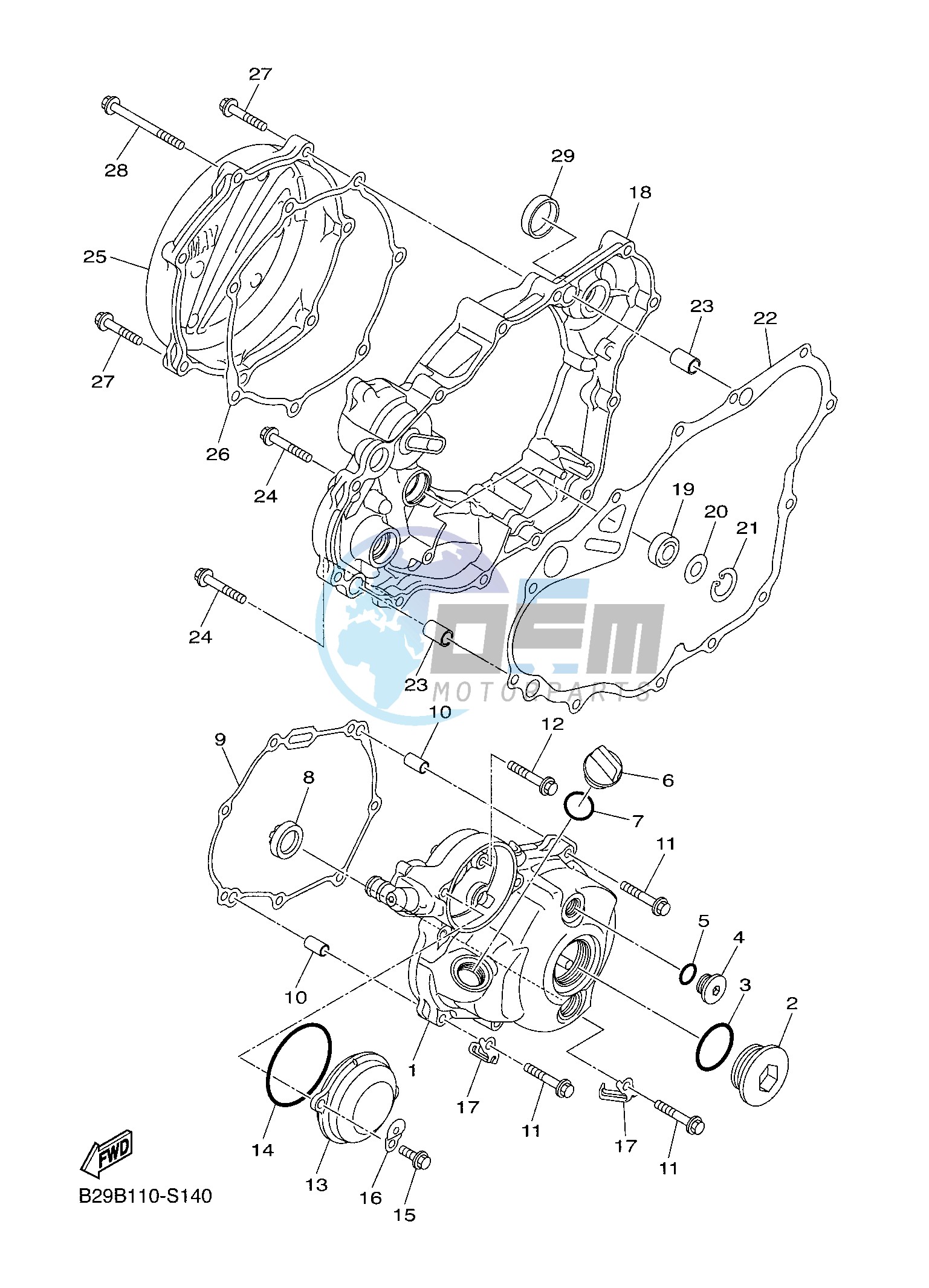 CRANKCASE COVER 1