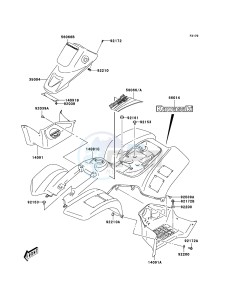 KFX50 KSF50A6F EU drawing Fenders