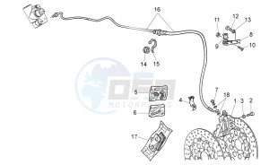 California Black Eagle 1100 drawing LH Front brake system