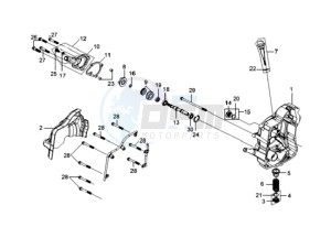 TRACKRUNNER 180 drawing CRANKCASE RIGHT / START MOTOR