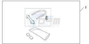 CBR600RR9 Korea - (KO / MK) drawing U-LOCK